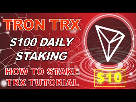trx staking|how much is tron.